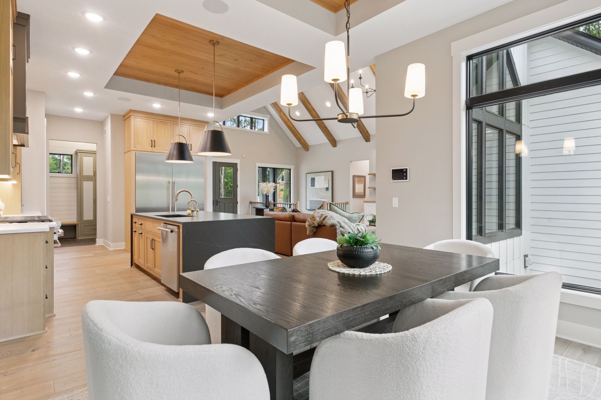 View from dining area